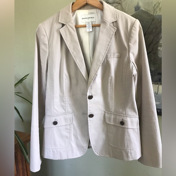 Summer Sport Coat (Banana Rep tan/khaki with double-vented back) - Picture 7 of 8